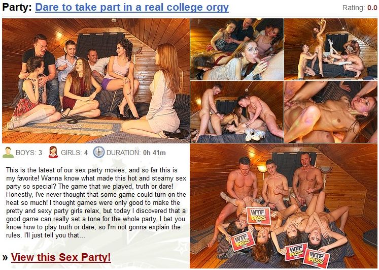 Dare to take part in a real college orgy, part 1 ssp9401