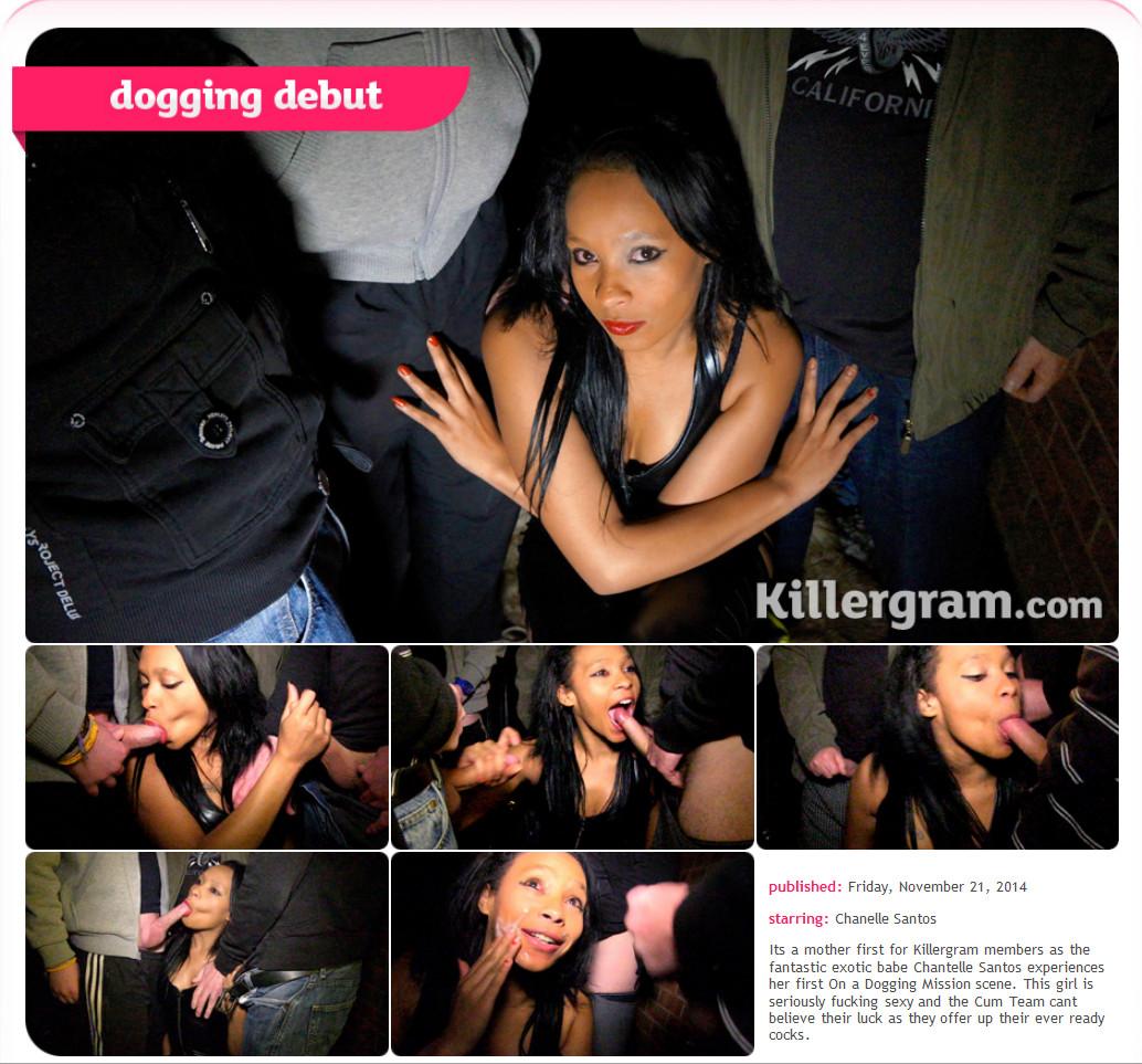 Chanelle Santos - A Dogging Debut