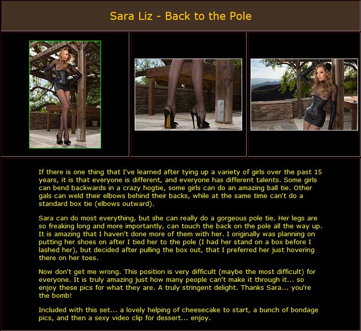 Sara Liz - Back to the Pole